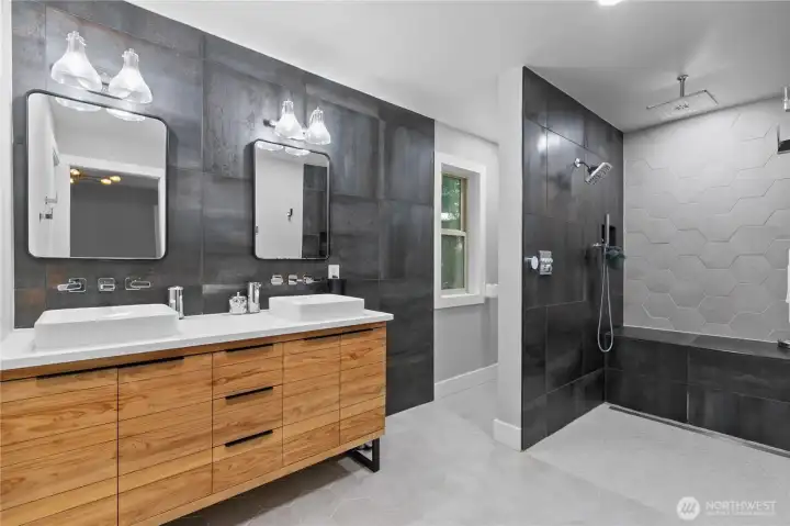 Fully remodeled in 2023 with beautiful custom tilework and large walk-in shower.