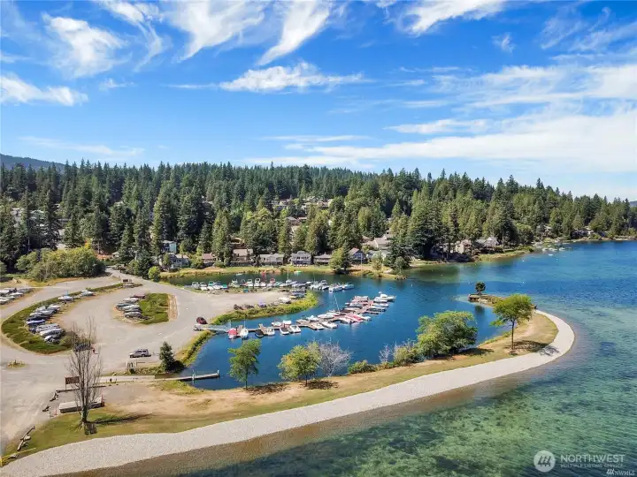 Clear blue waters make Lake Whatcom the perfect place to enjoy Summer.