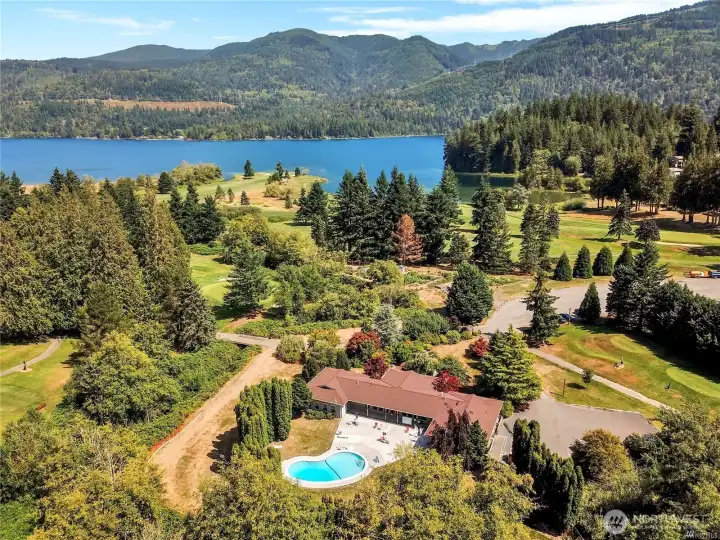 Sudden Valley has a quiet pool off of the South Whatcom Library.