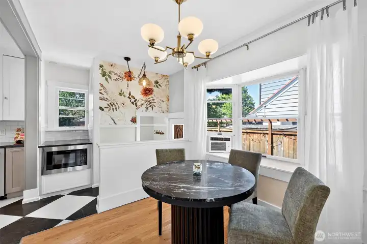 Charming dining space Charming dining space