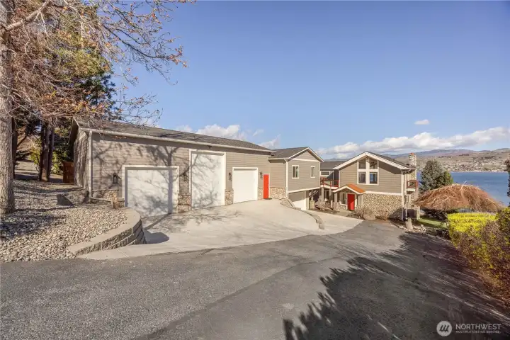 Lake Chelan waterfront home with expansive lake views, private setting, and oversized garage—perfect for year-round living or a luxury retreat.  Enjoy seamless indoor-outdoor living just minutes from Chelan’s wineries, boating, and downtown amenities.