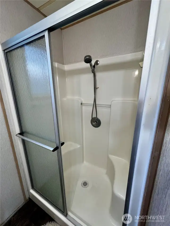 spacious shower!