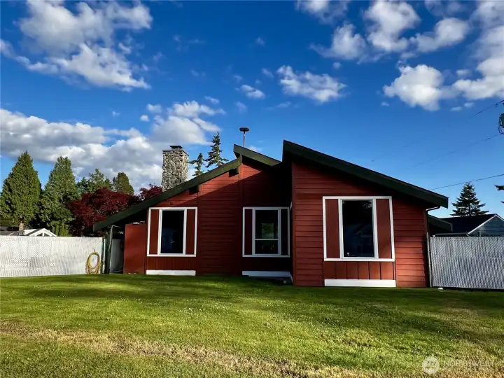 clubhouse and green space directly across from home!