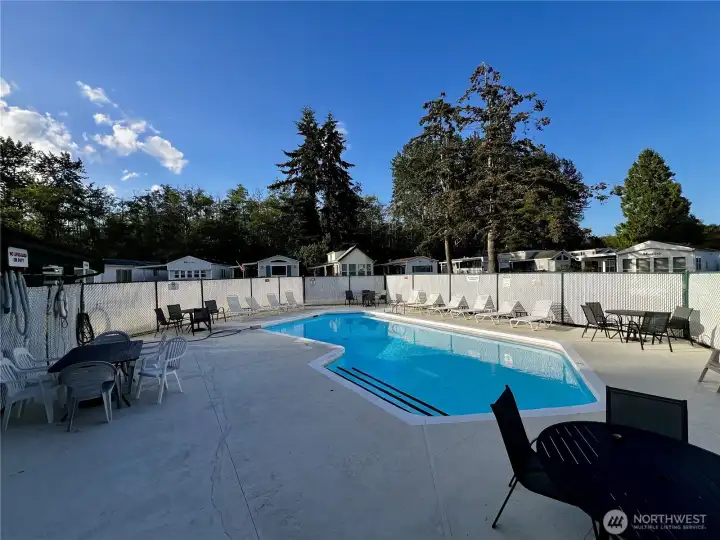 community swimming pool