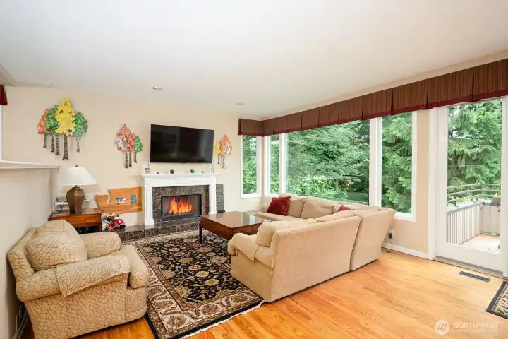 Cozy Living Room Featuring a Fireplace Cozy Living Room Featuring a Fireplace