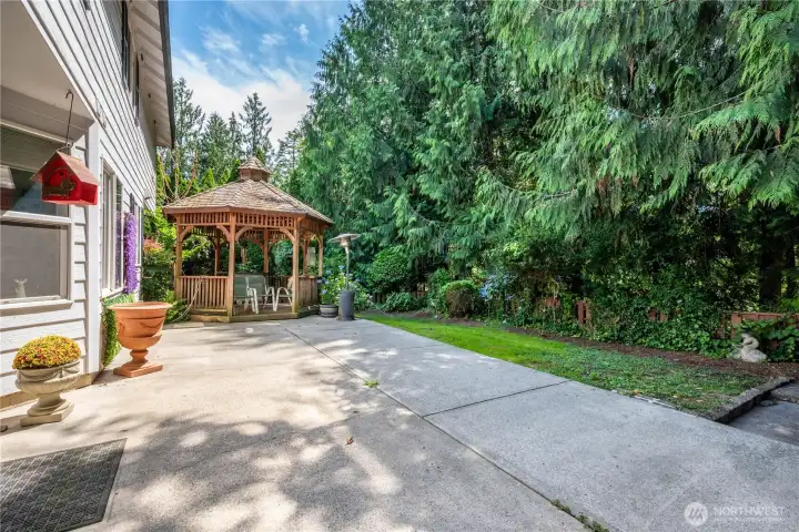 Large Patio and Gazebo