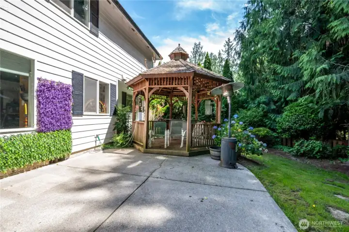 Private Patio & Gazebo