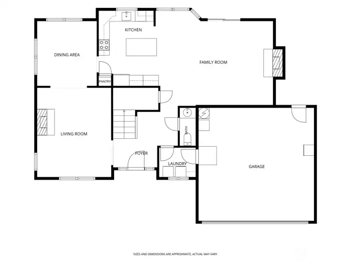 Main Level Floor Plan