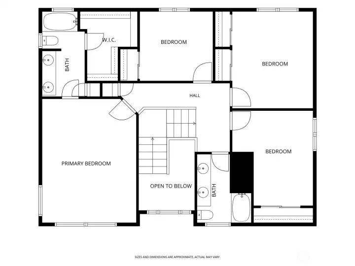 Upper Level Floor Plan
