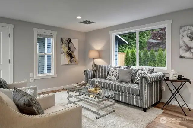 Living room seating area.