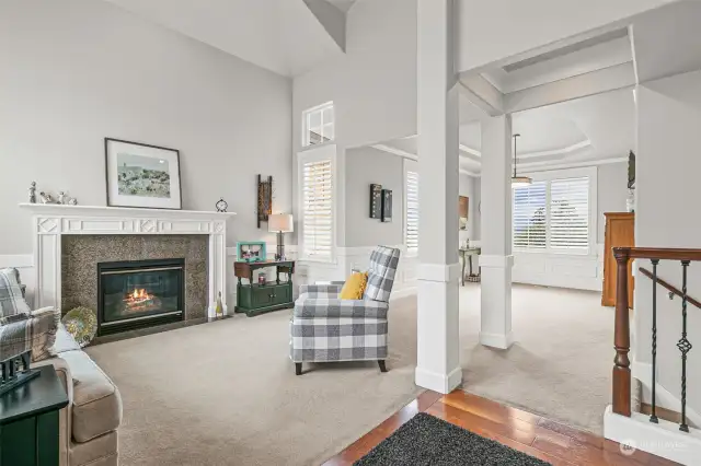 Step into this gorgeous light, bright home with vaulted ceilings