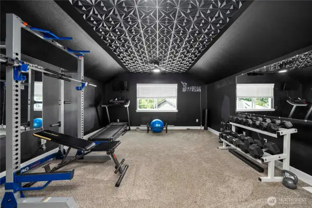Bonus loft space, home gym, game room, office, so many potential uses.
