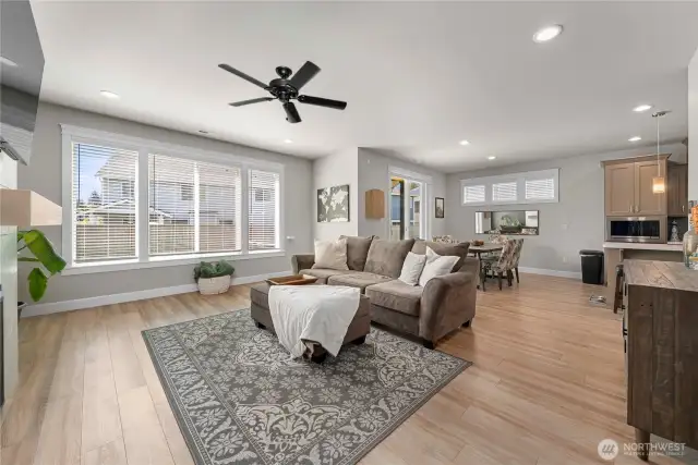Plenty of room to enjoy and host family and friends.