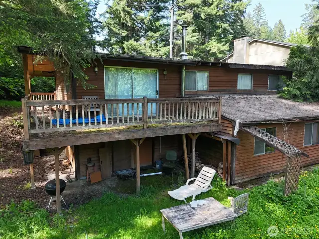 Backside of home