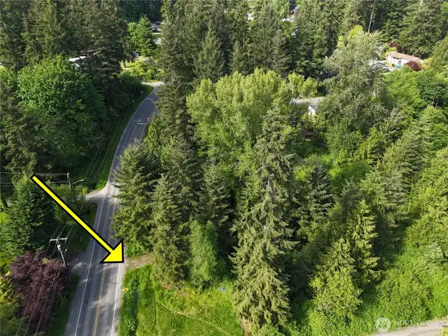Second entry point to the property