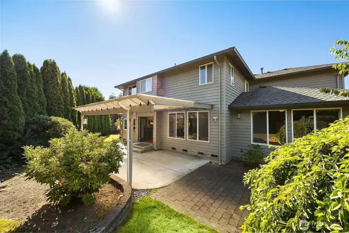 Covered Rear Patio