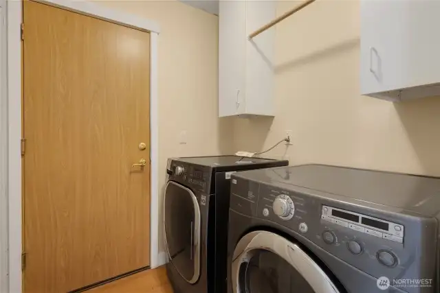 Laundry room with extra storage