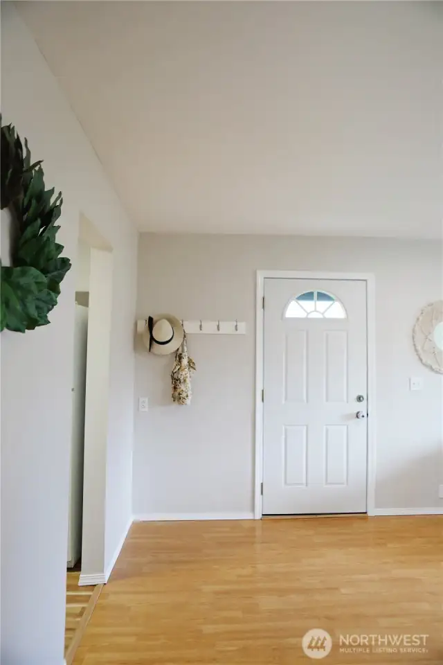 inside front door
