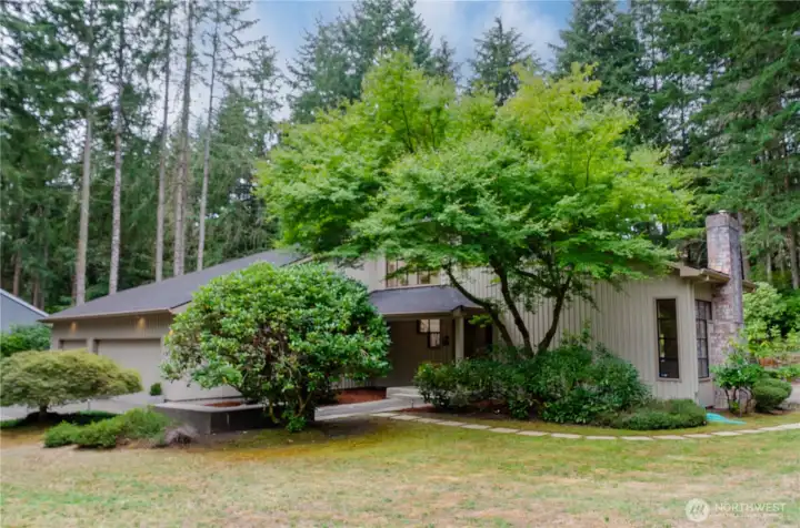 Side view of house