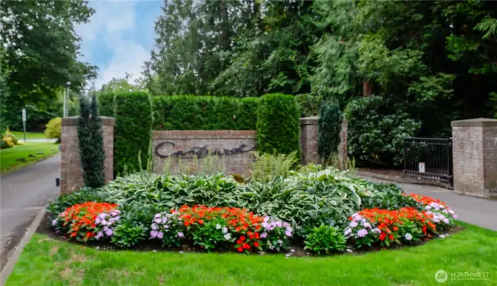 Entrance to Canterwood