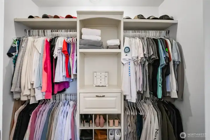 Walk-in Closet off Primary Bathroom.