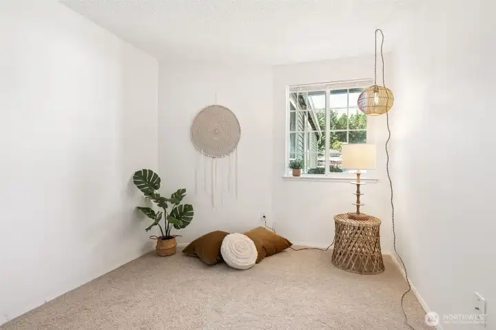 Here is first guest bedroom.