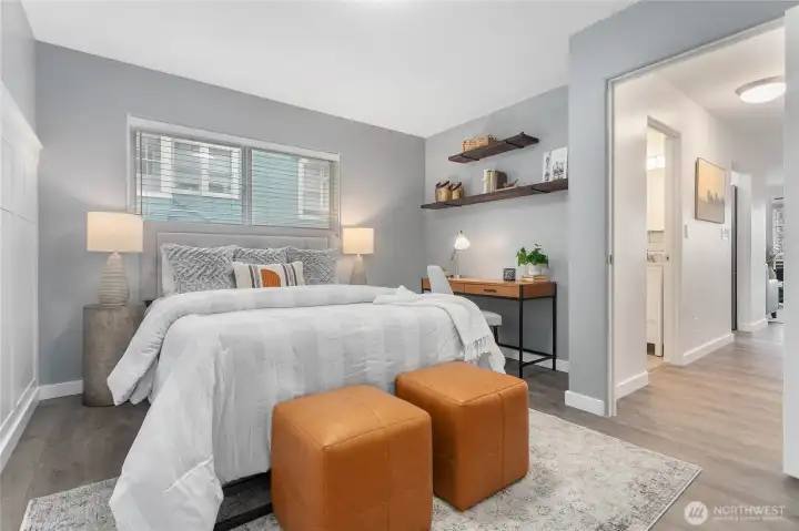 Primary Bedroom with Queen bed