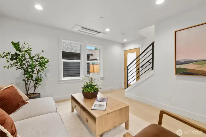 Flush mount mini split in ceiling