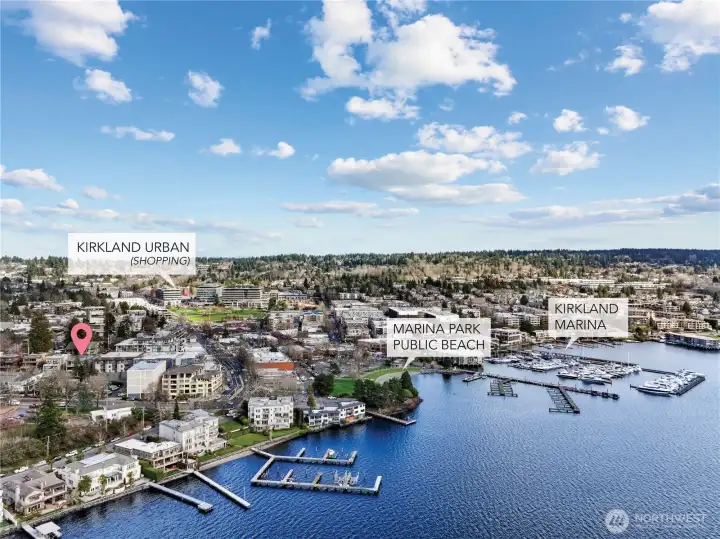 Premium location close to parks, shopping, dining and Lake Washington.