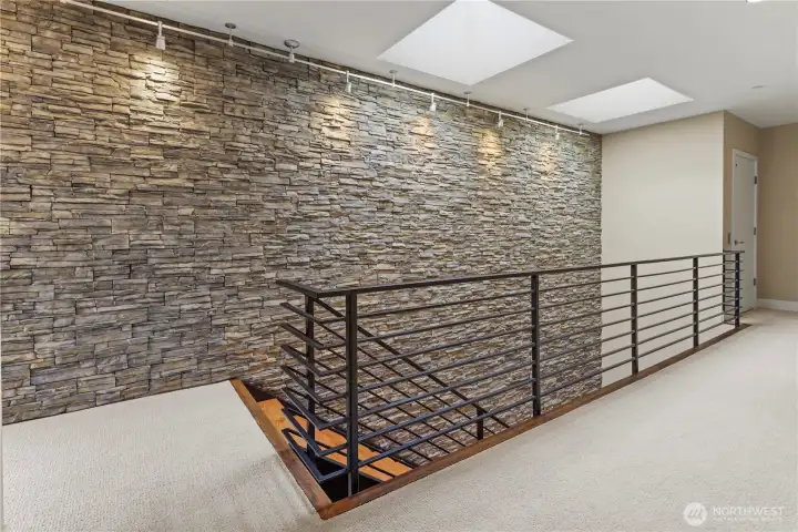 Light-filled upper landing.