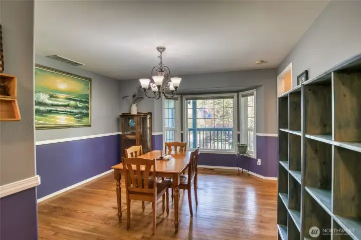 View of dining room from Kitchen
