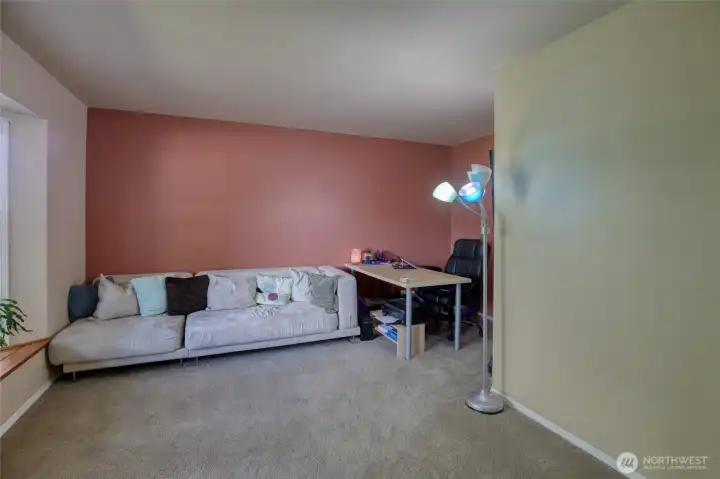 Entry into downstairs Office space or additional bedroom?