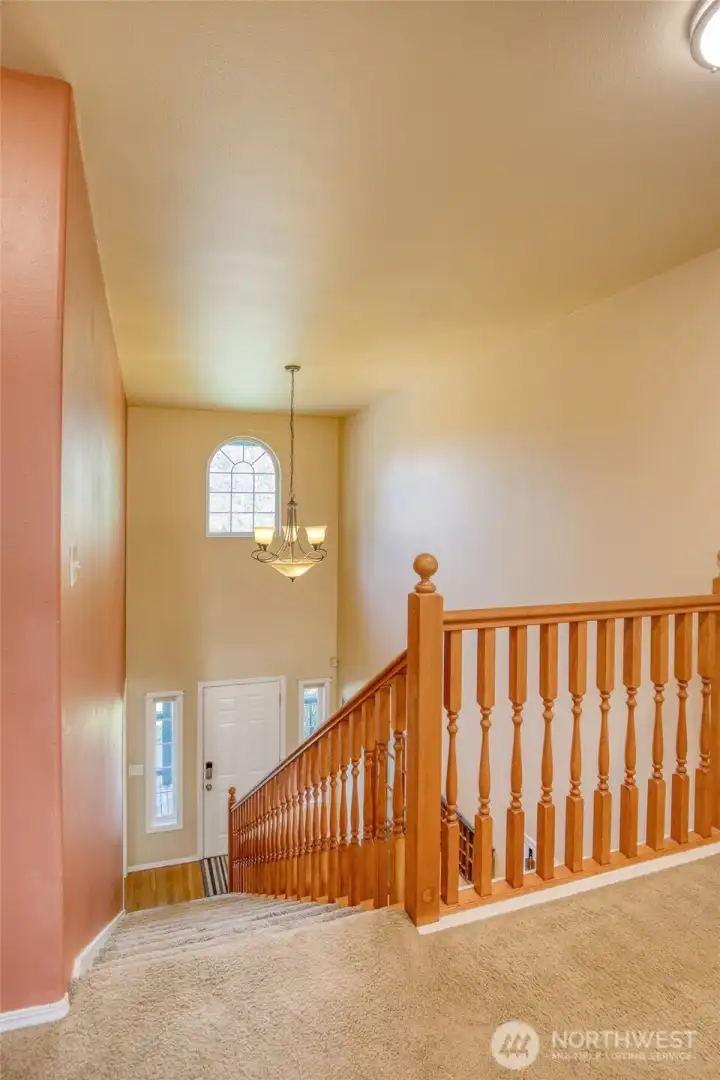 Hallway to upstairs bedrooms