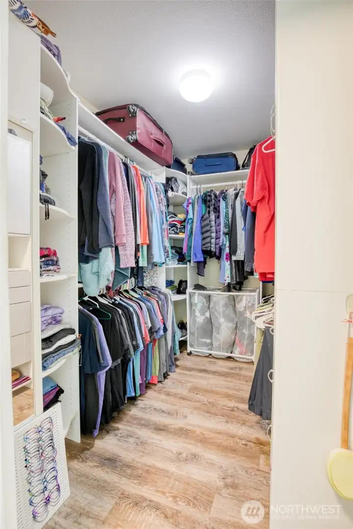Main Bedroom walk in closet