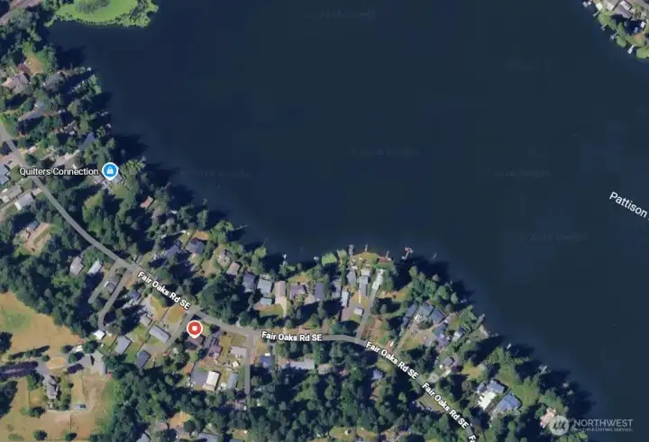 Ariel Google Map shot