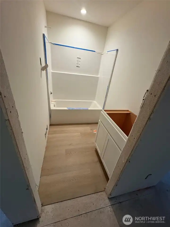 Bathroom with tub