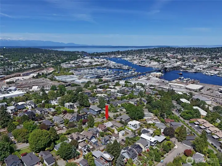 Olympic Mt, Puget Sound, and territorial views. Olympic Mt, Puget Sound, and territorial views.