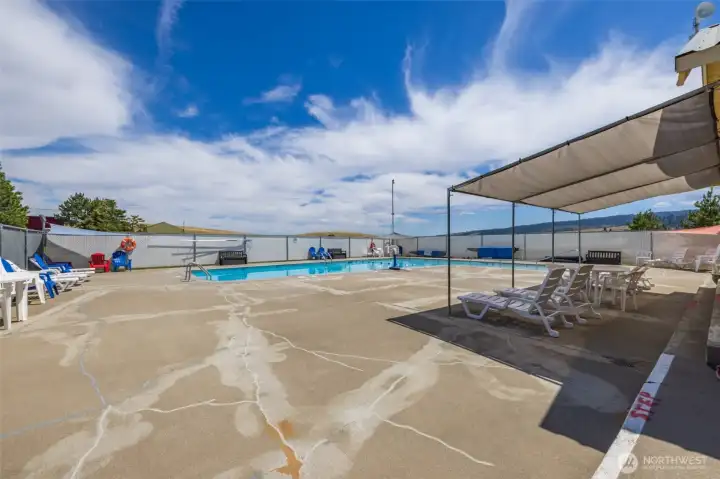 Relax and take a dip in the pool.
