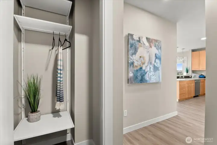 Gracious and spacious entry
