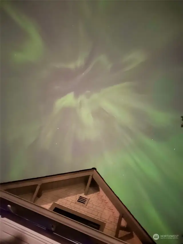 Northern Light visible from the property