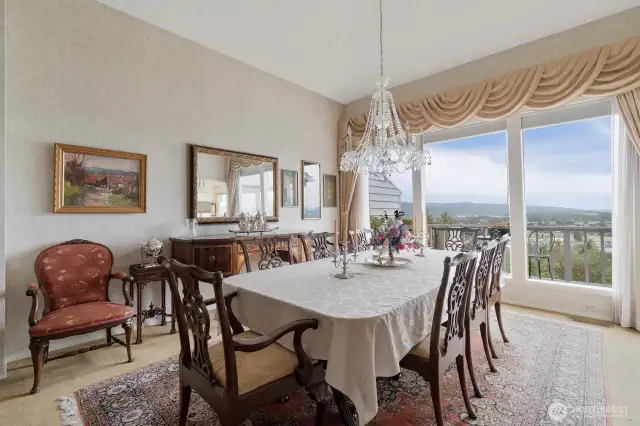 Formal dining room.