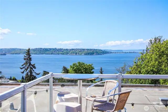 Roof Top Deck is Perfect for New Year's Eve or th of July