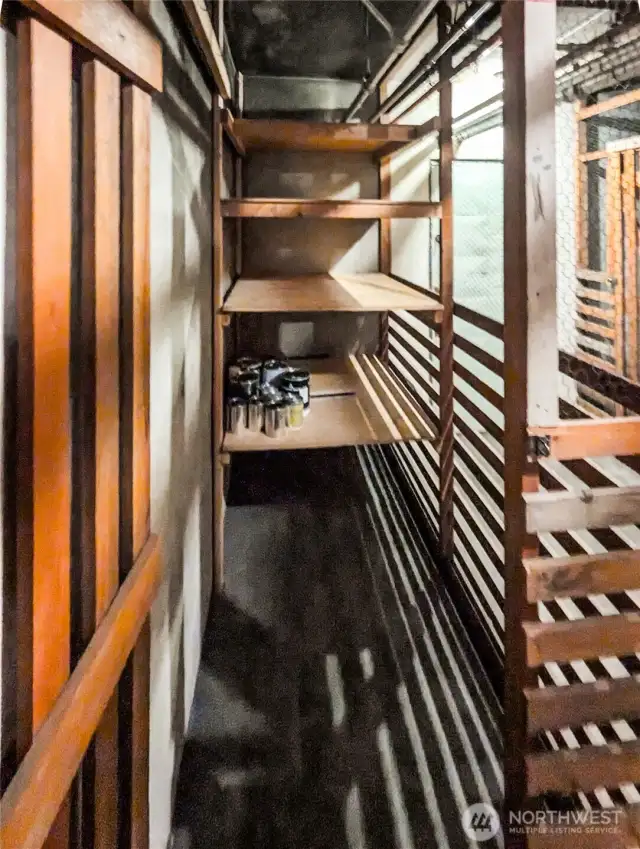 Additional stroage, Approximately 7 Ft deep by 4 ft