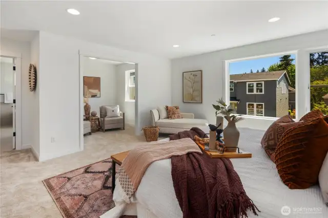 Staged photos are of the model home of the same floorplan within the Foxmoore community and are for visualization purposes only. Colors, finishes, and layout can and will vary.