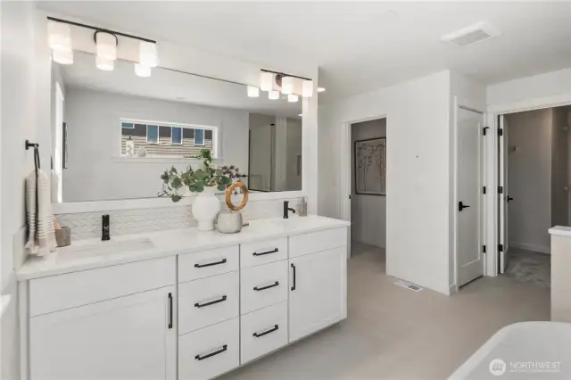 Staged photos are of the model home of the same floorplan within the Foxmoore community and are for visualization purposes only. Colors, finishes, and layout can and will vary.