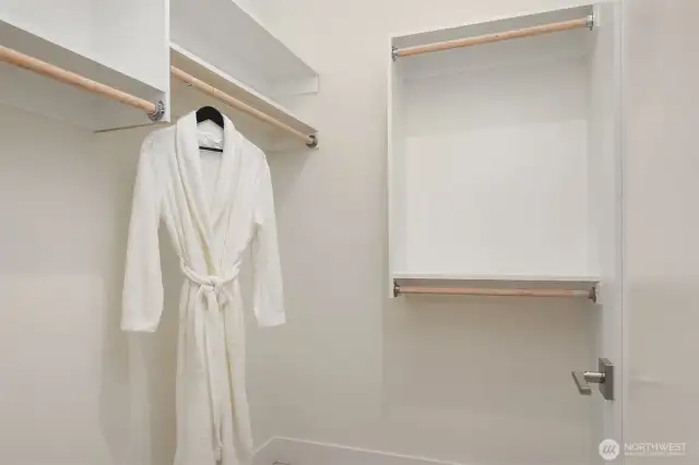 Primary closet