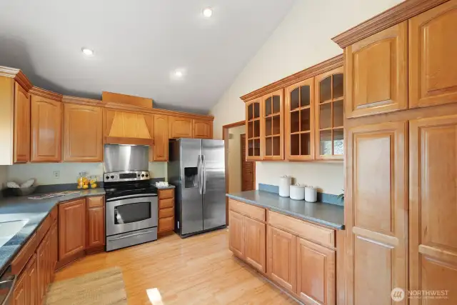 Lots of counter prep space, too!