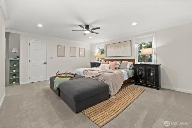 Dual walk-in closets - one behind this door, one located in the ensuite.