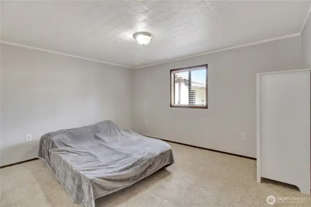 second bedroom! both do not have built in closets.