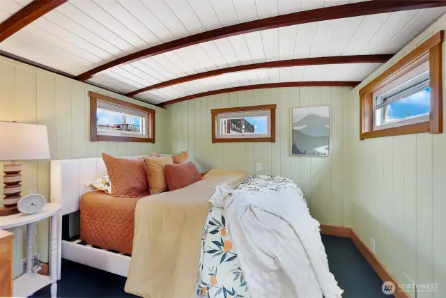 The bedroom upstairs.